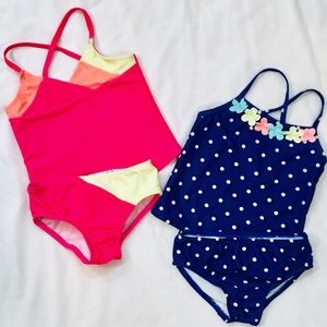 Carters Girls 2-piece Swimsuits-Set of 2